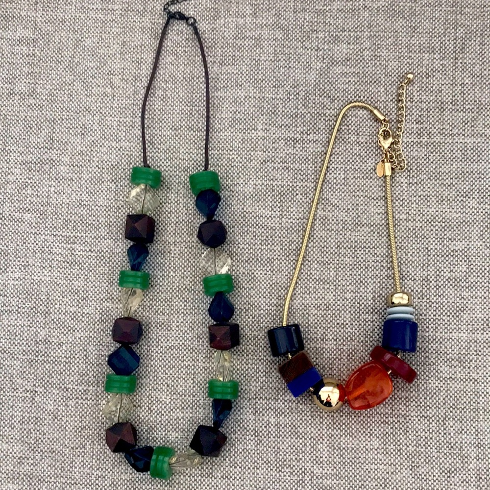 Women’s necklaces, modern/mid-century style. Bundle